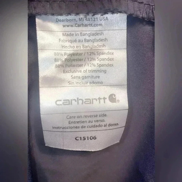 Carhartt Force Chest Pocket Scrub Top short sleeve S - Picture 5 of 5